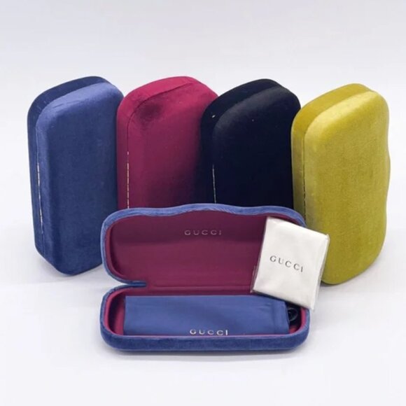 NEW GUCCI GG1542S 001 CAT EYE BLACK BROWN/CLEAR WOMEN SUNGLASSES GUCCI - Picture 15 of 15